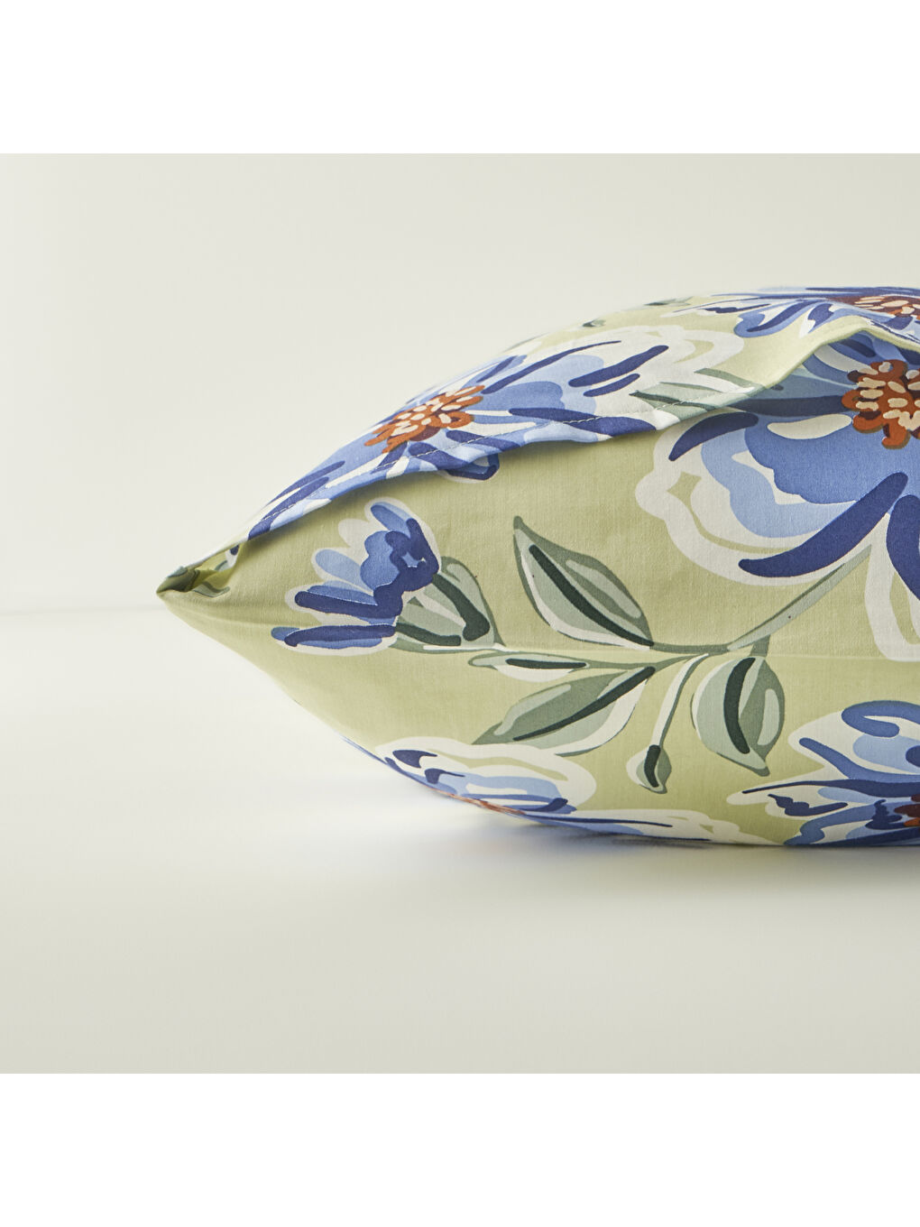 %100 Pamuk Saten Marlowe Çift kişilik Nevresim Seti Yeşil (200x220 cm)-6