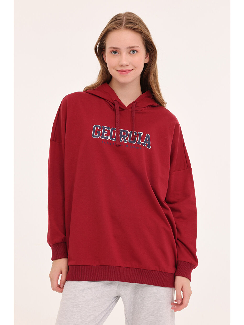 WL LYRA-YD 17LYRA01 4PR Bordo Kadın Sweatshirt