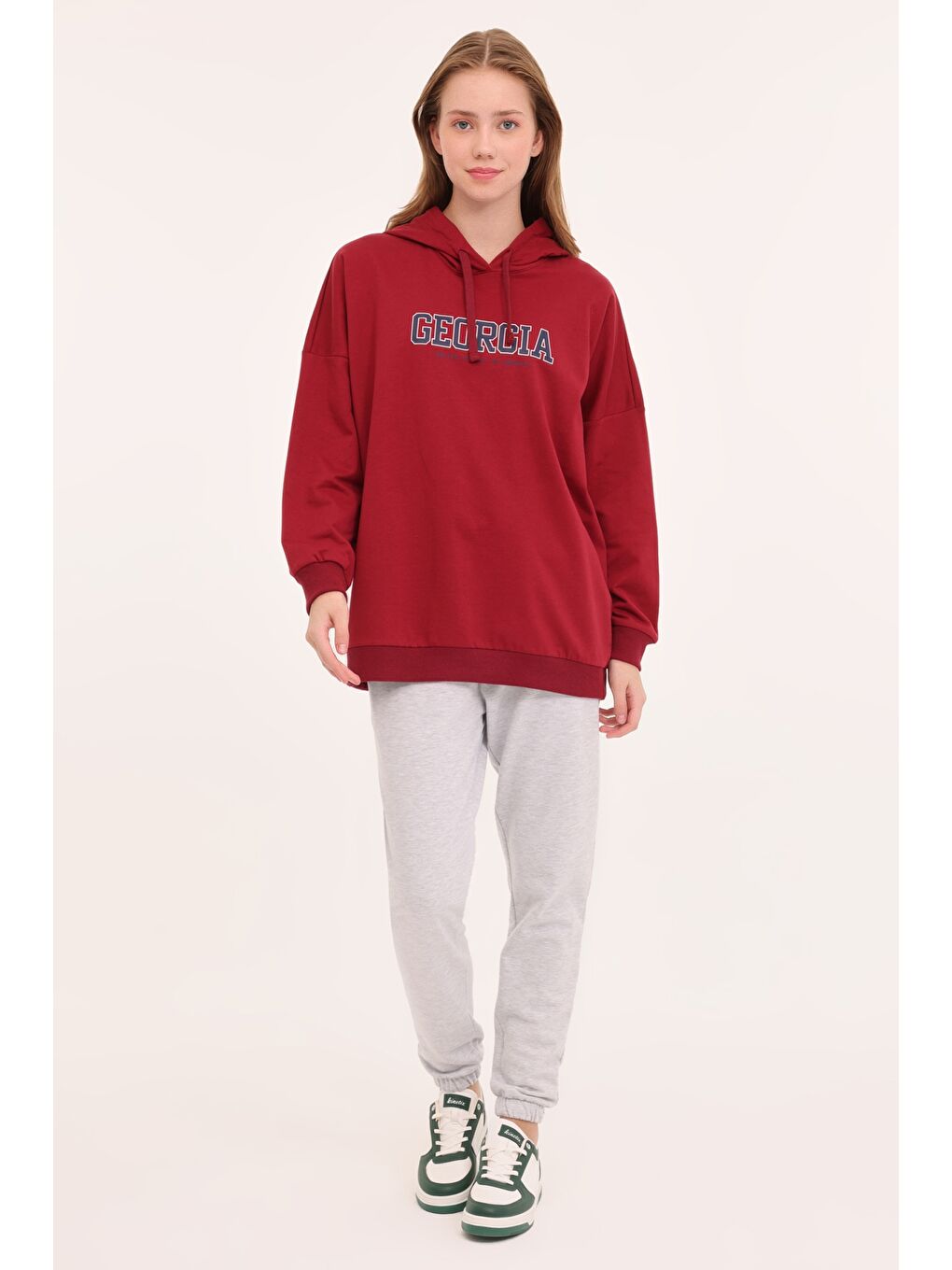 WL LYRA-YD 17LYRA01 4PR Bordo Kadın Sweatshirt-2