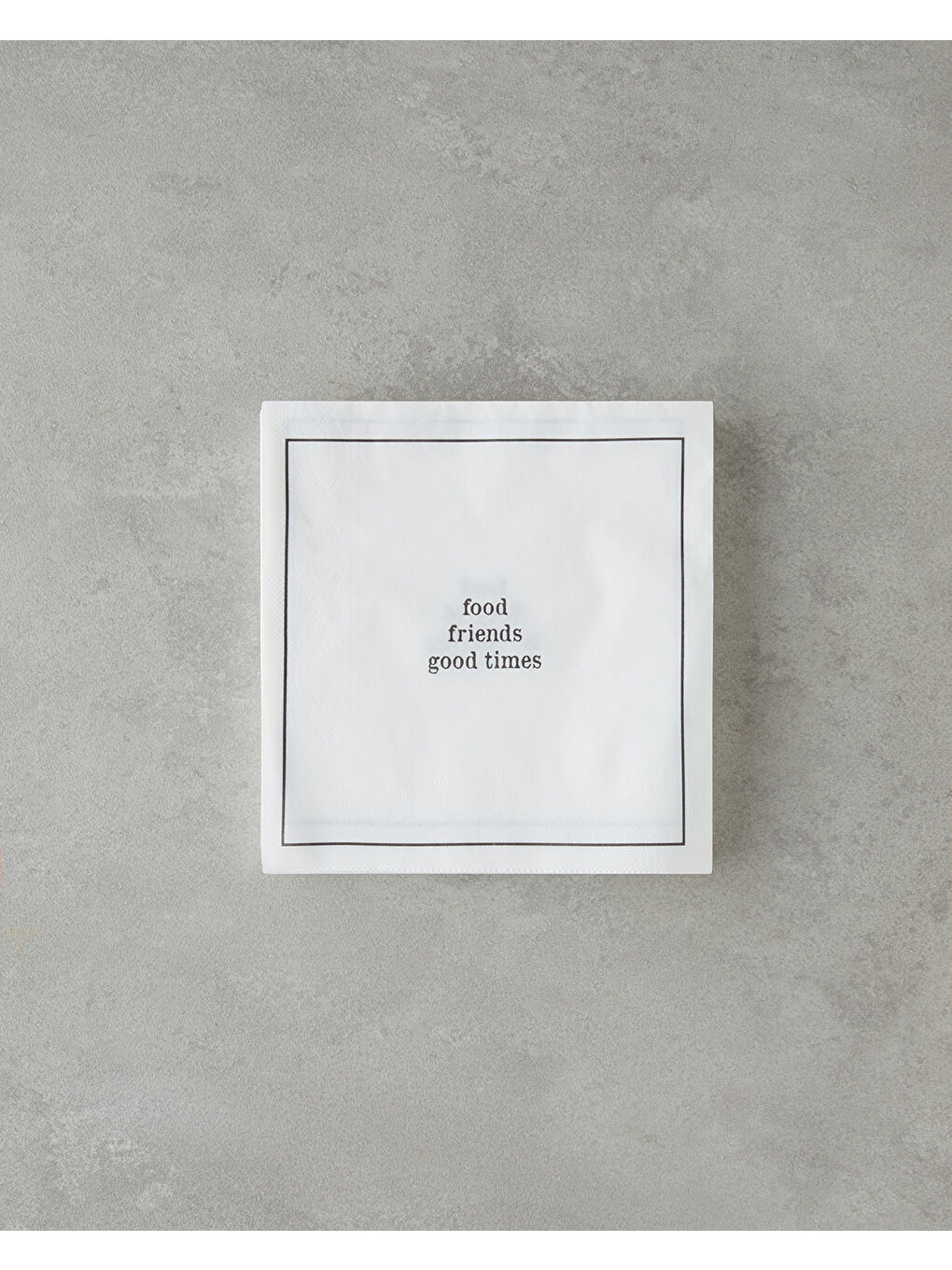 Good Times Kağıt 20'li Kağıt Peçete 33x33 cm Siyah - Beyaz