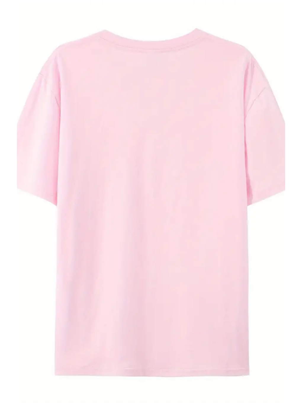 Karışık Pembe Bebe Mavi Sarı  3'lü Basic Bisiklet Yaka Tişört-1