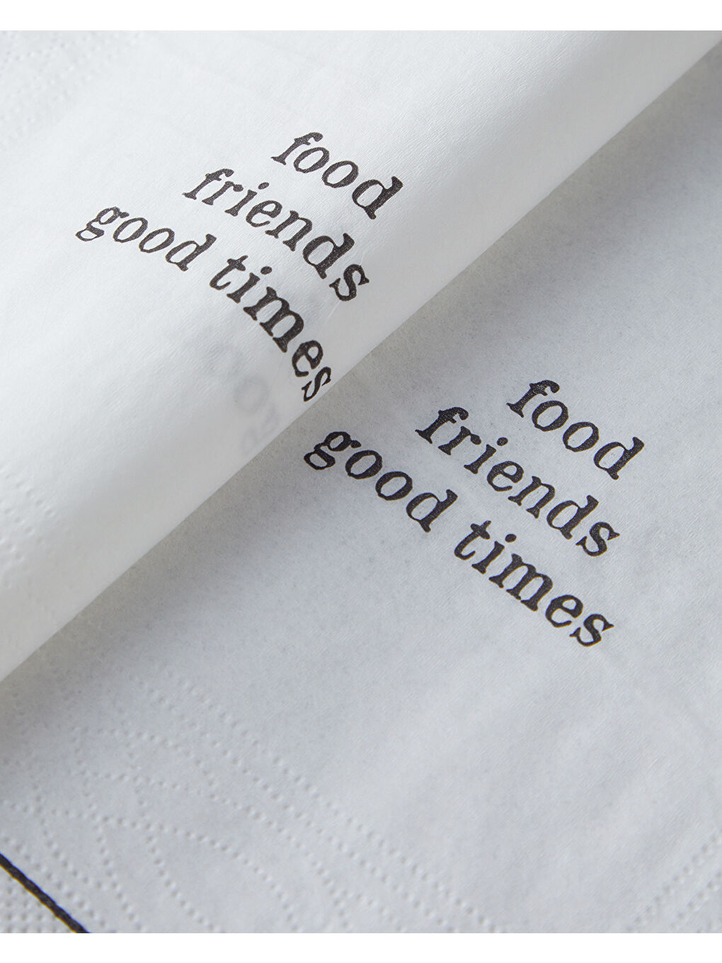 Good Times Kağıt 20'li Kağıt Peçete 33x33 cm Siyah - Beyaz-2