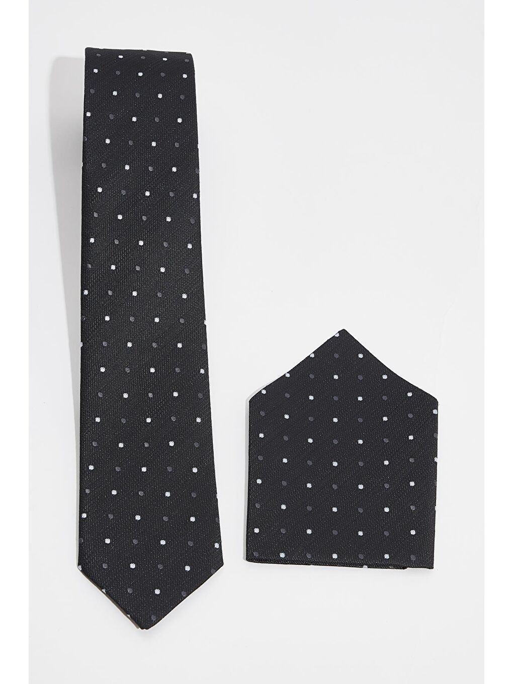 Karışık Desenli Klasik Cep Mendilli Erkek Kravat-1