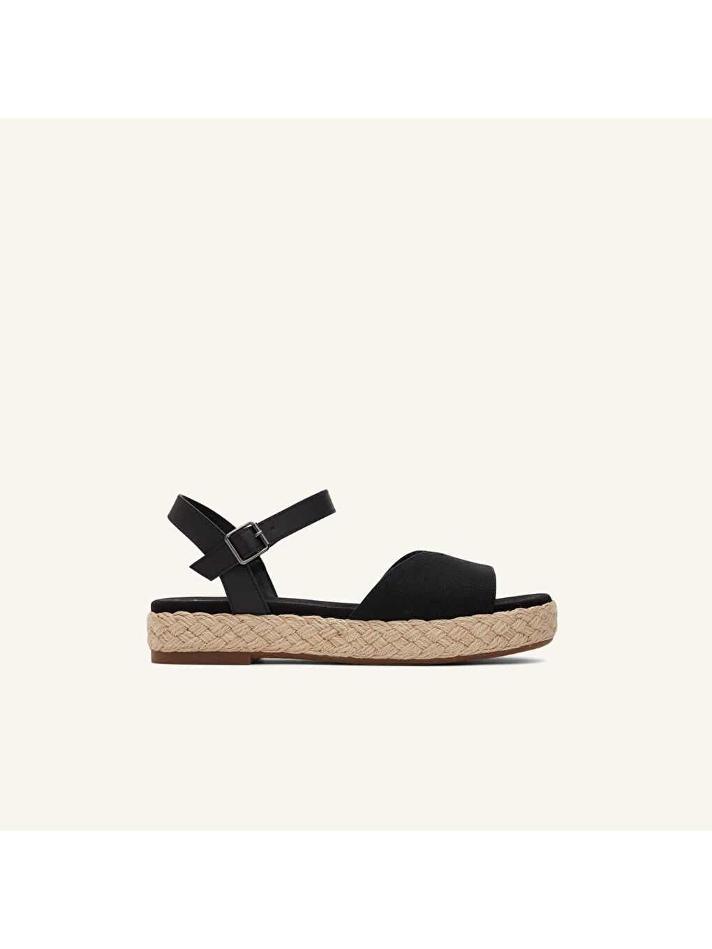 Siyah Kadın Sandalet 10020814 10020768 ABBY Flatform Espadrille Sandal