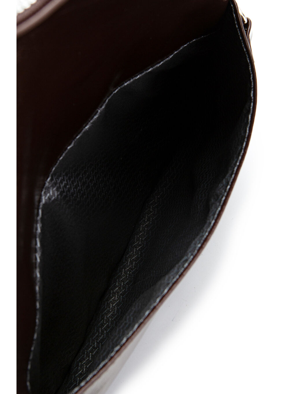 Metal Boncuk Detaylı Çift Askılı Suni Deri Kadın Çapraz Çanta Jackie Rugan Kahverengi-4