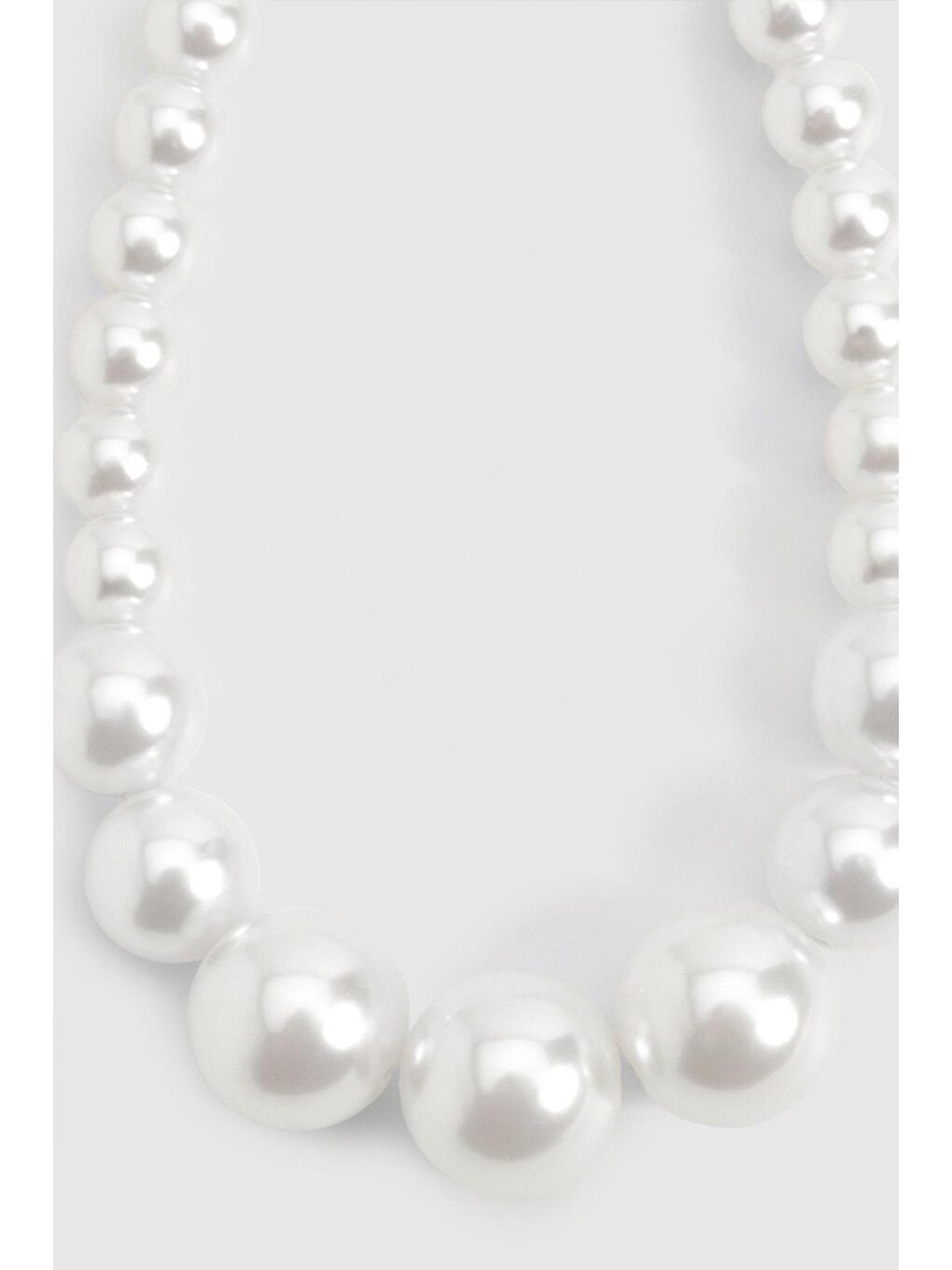 Beyaz Elegance İnci Kolye-2