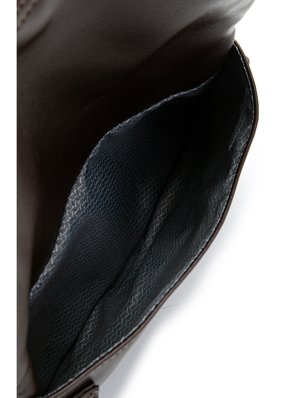 Metal Boncuk Detaylı Çift Askılı Suni Deri Kadın Çapraz Çanta Jackie Kahverengi-4