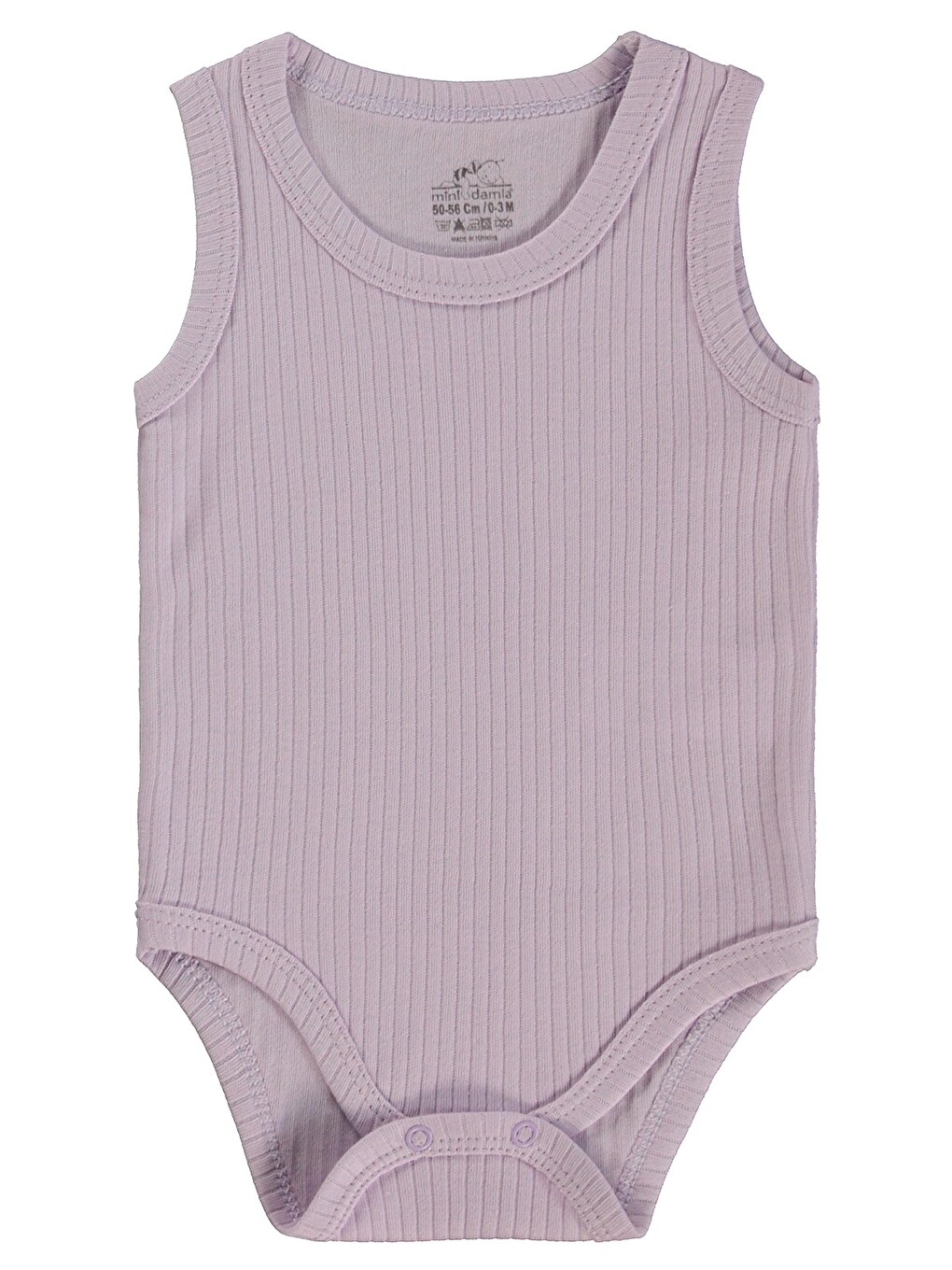 Askılı Basic 3'lü Set 1-18 Ay Çıtçıtlı Badi - Pembe-1