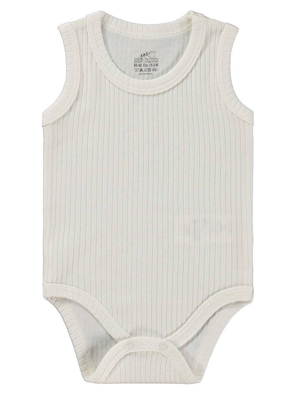 Askılı Basic 3'lü Set 1-18 Ay Çıtçıtlı Badi - Pembe-3