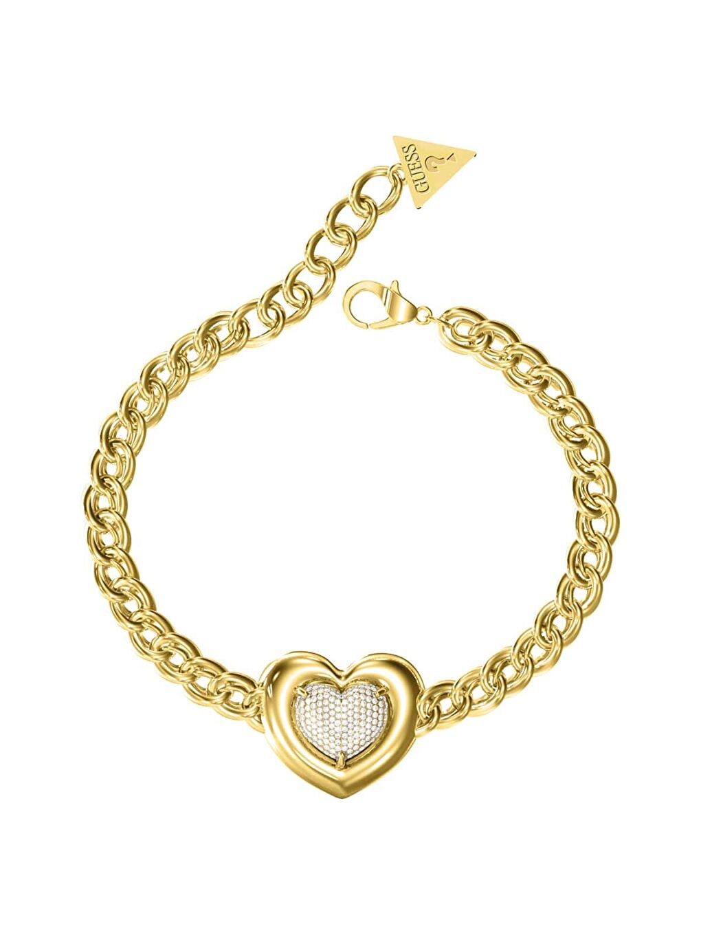 Sarı JGUJUBB05456JWYGS Kalpli Kadın Bileklik