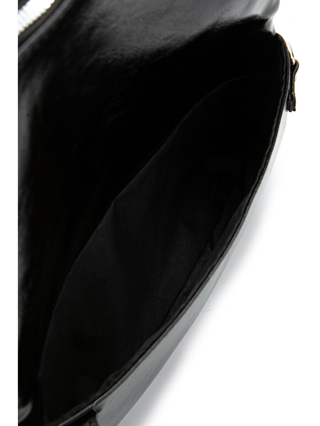 Metal Boncuk Detaylı Çift Askılı Suni Deri Kadın Çapraz Çanta Jackie Rugan Siyah-4