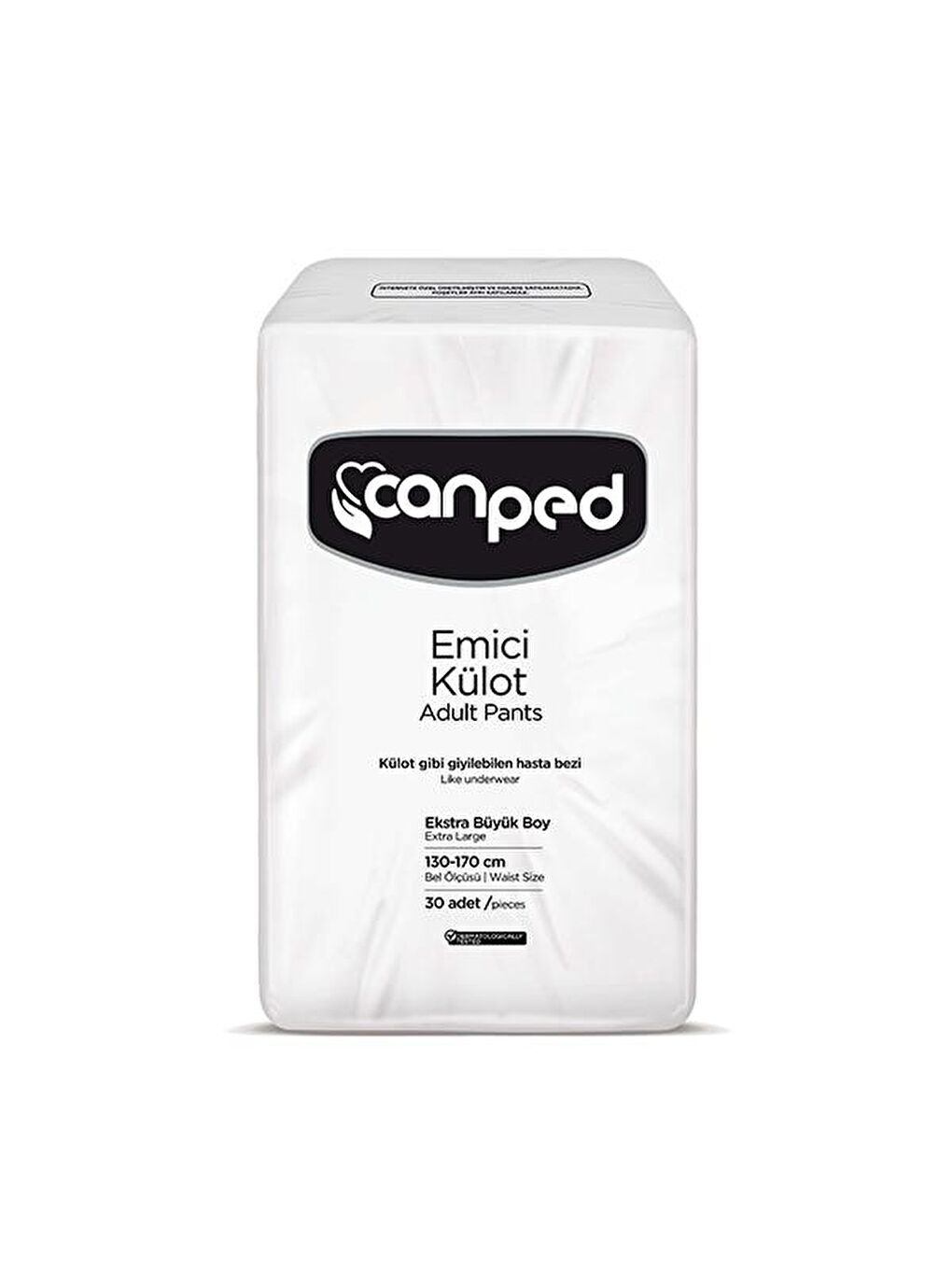 Canped Renksiz Emici Külot Büyük Boy Large 30 Lu