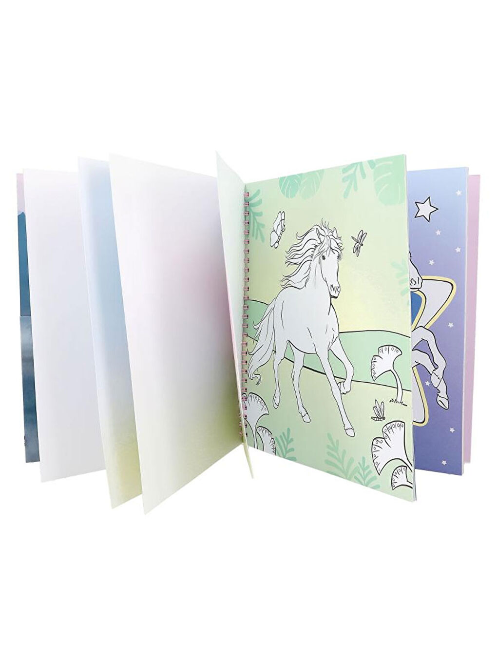 Miss Melody Çift Taraflı Payetli Boyama Kitabı 12756-3