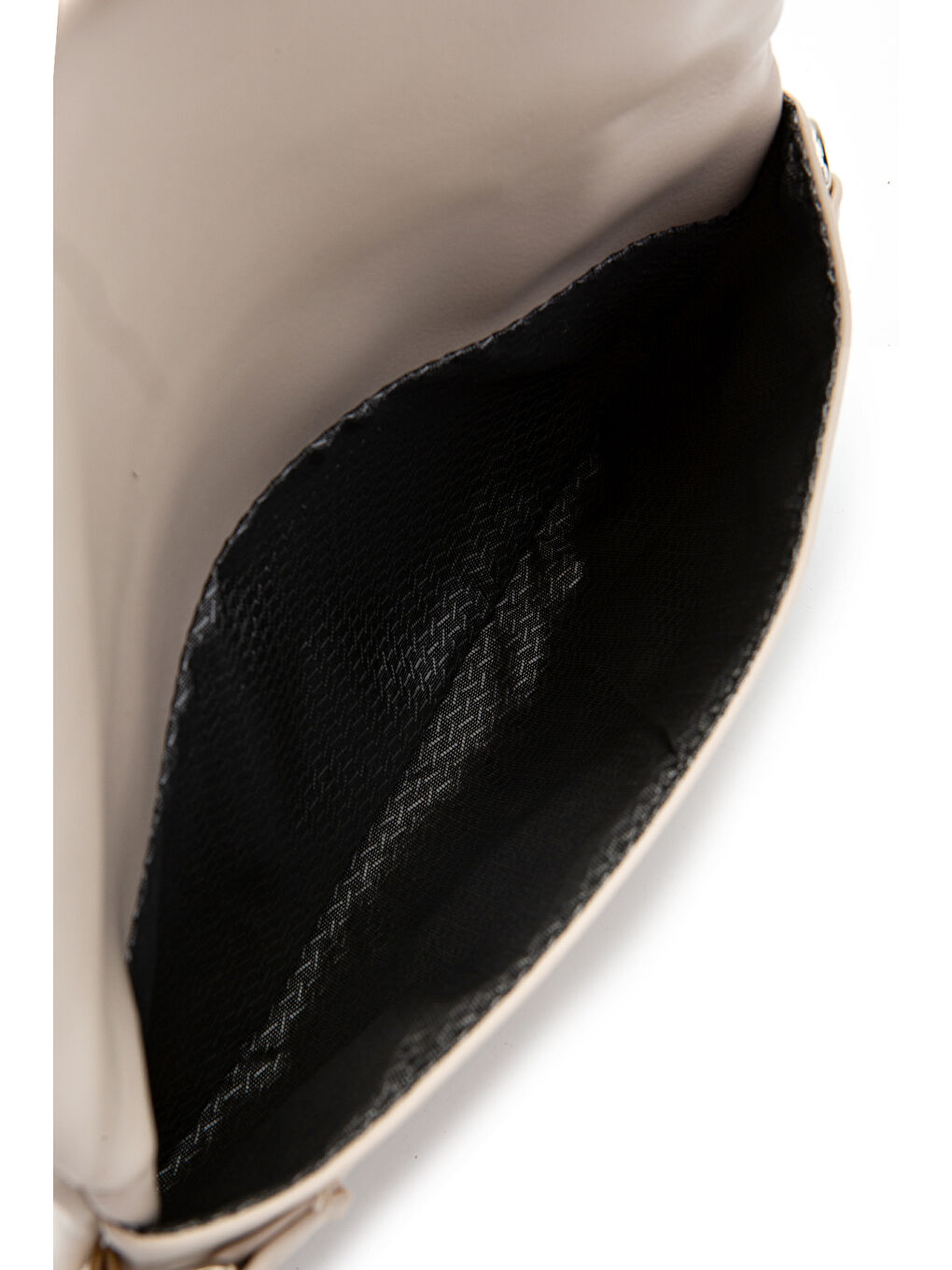 Ekru Metal Boncuk Detaylı Çift Askılı Suni Deri Kadın Çapraz Çanta Jackie Krem-4