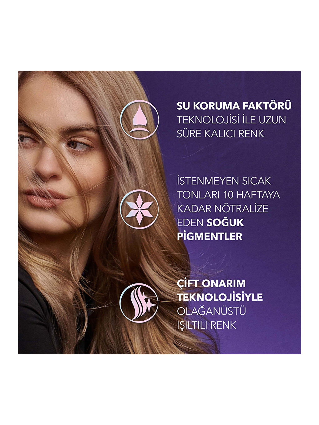 Wella Renksiz Koleston Supreme Saç Boyası 7/1 Küllü Kumral - 7