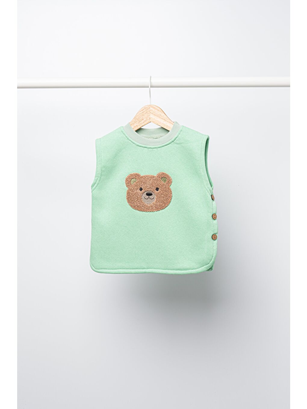 Yeşil Erkek Bebek Yelek