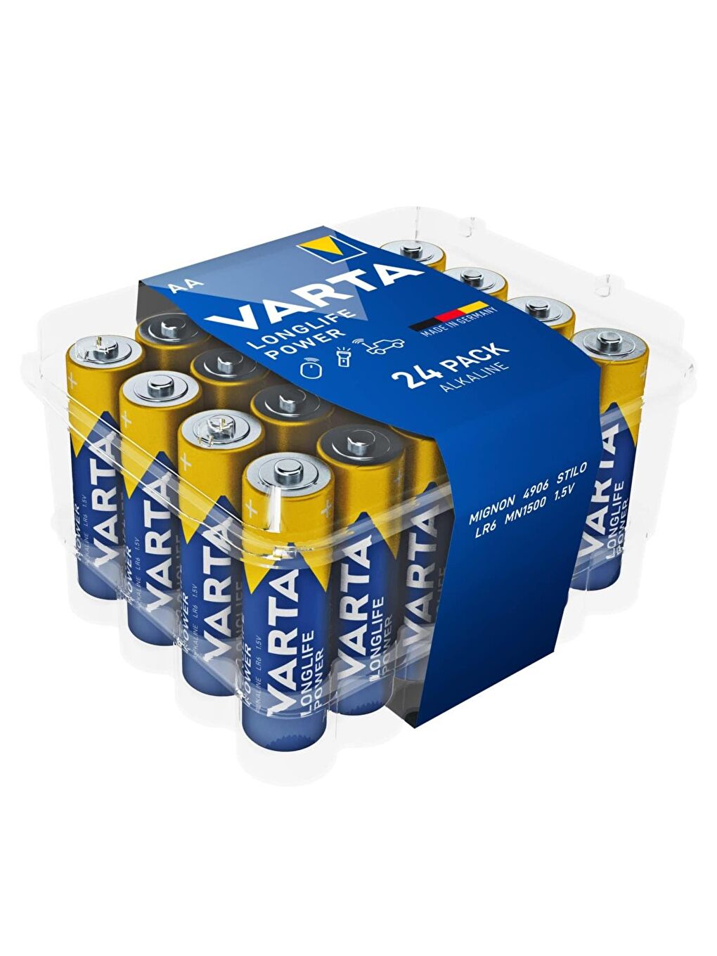 Longlife Power Alkalin Pil Kalın AA 24 lü Pvc Kutu