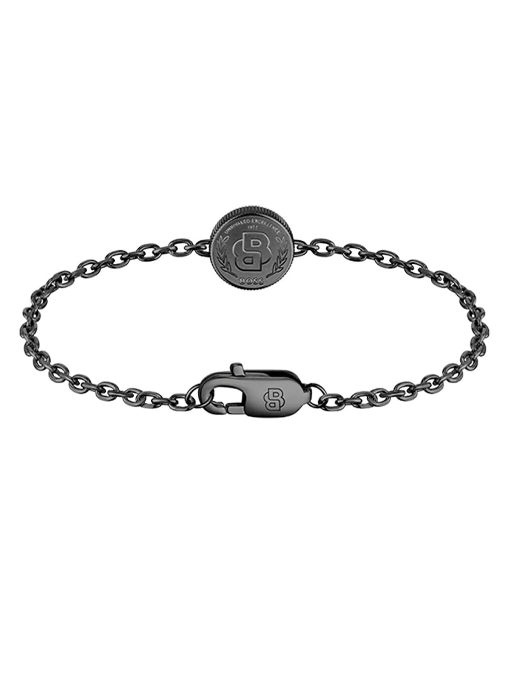 Siyah HBJ1580764M Erkek Bileklik-1