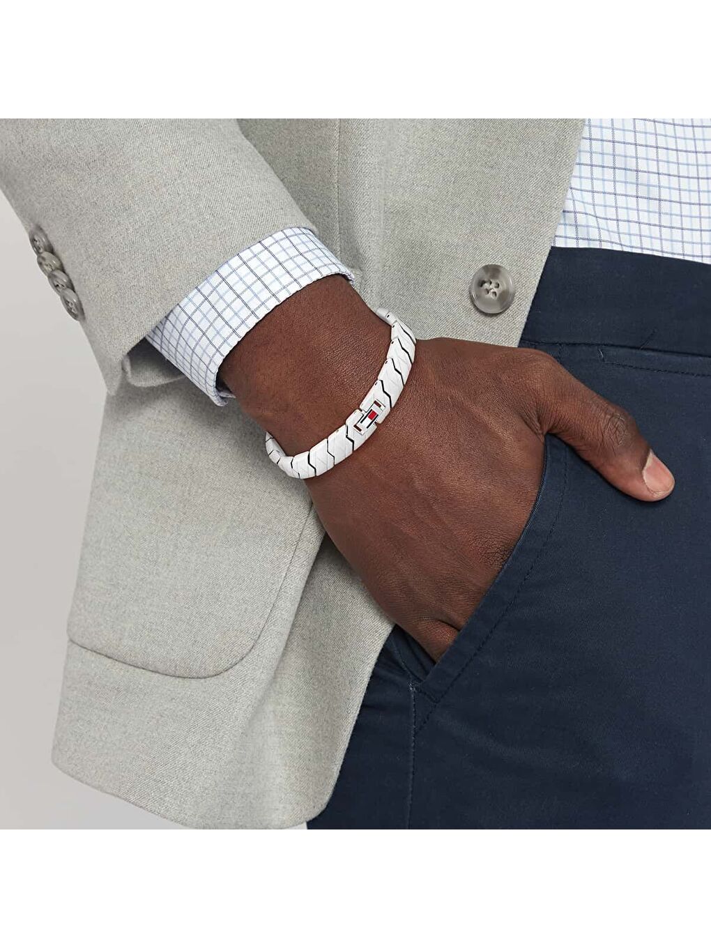 Gri THJ2790619 Erkek Bileklik-1