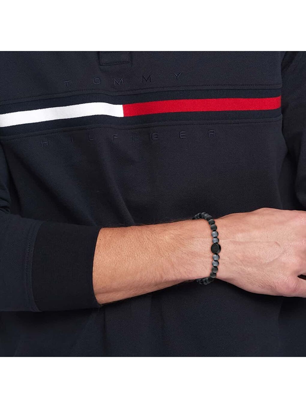 Siyah THJ2790625 Erkek Bileklik-1