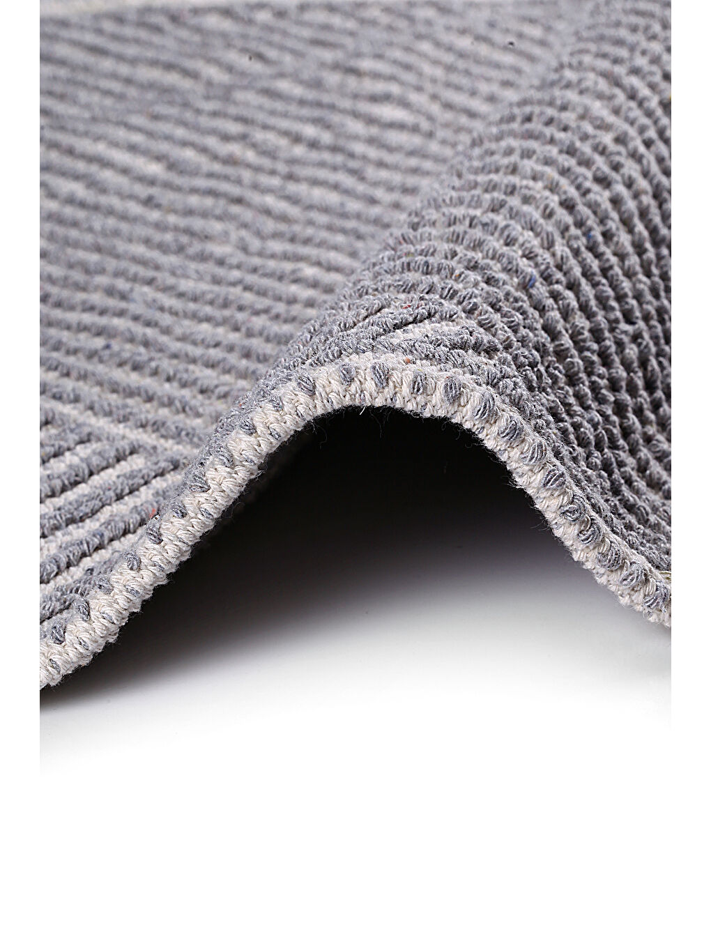 Moana Doğal Pamuklu 2'li Banyo Paspas Seti 60x100+50x60 Cm - Gri-3