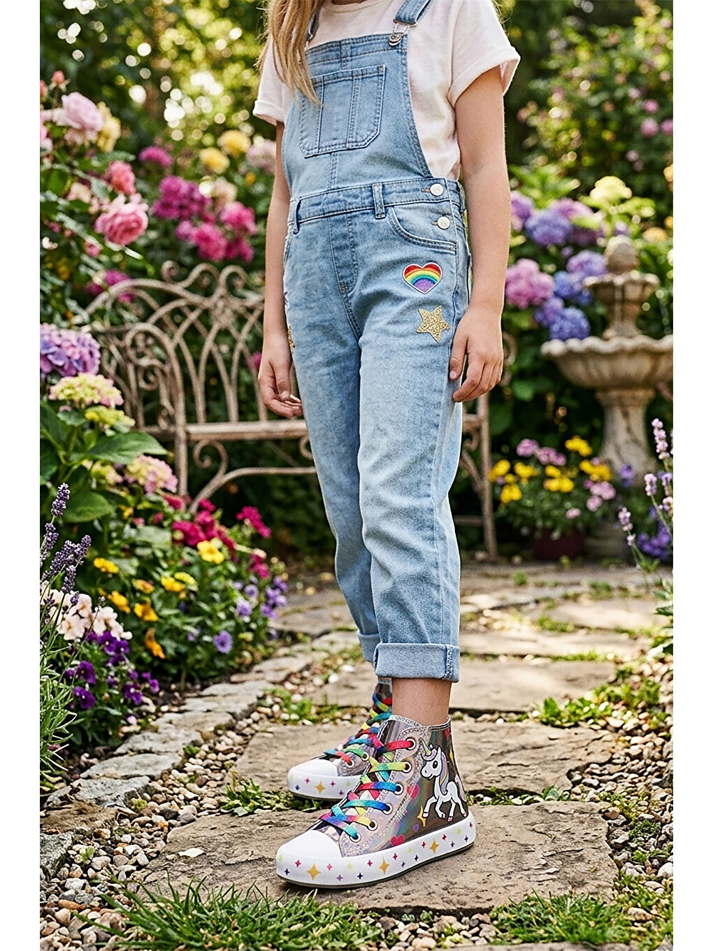 Gri Pames Fermuarlı Kız Çocuk Spor Ayakkabı-2