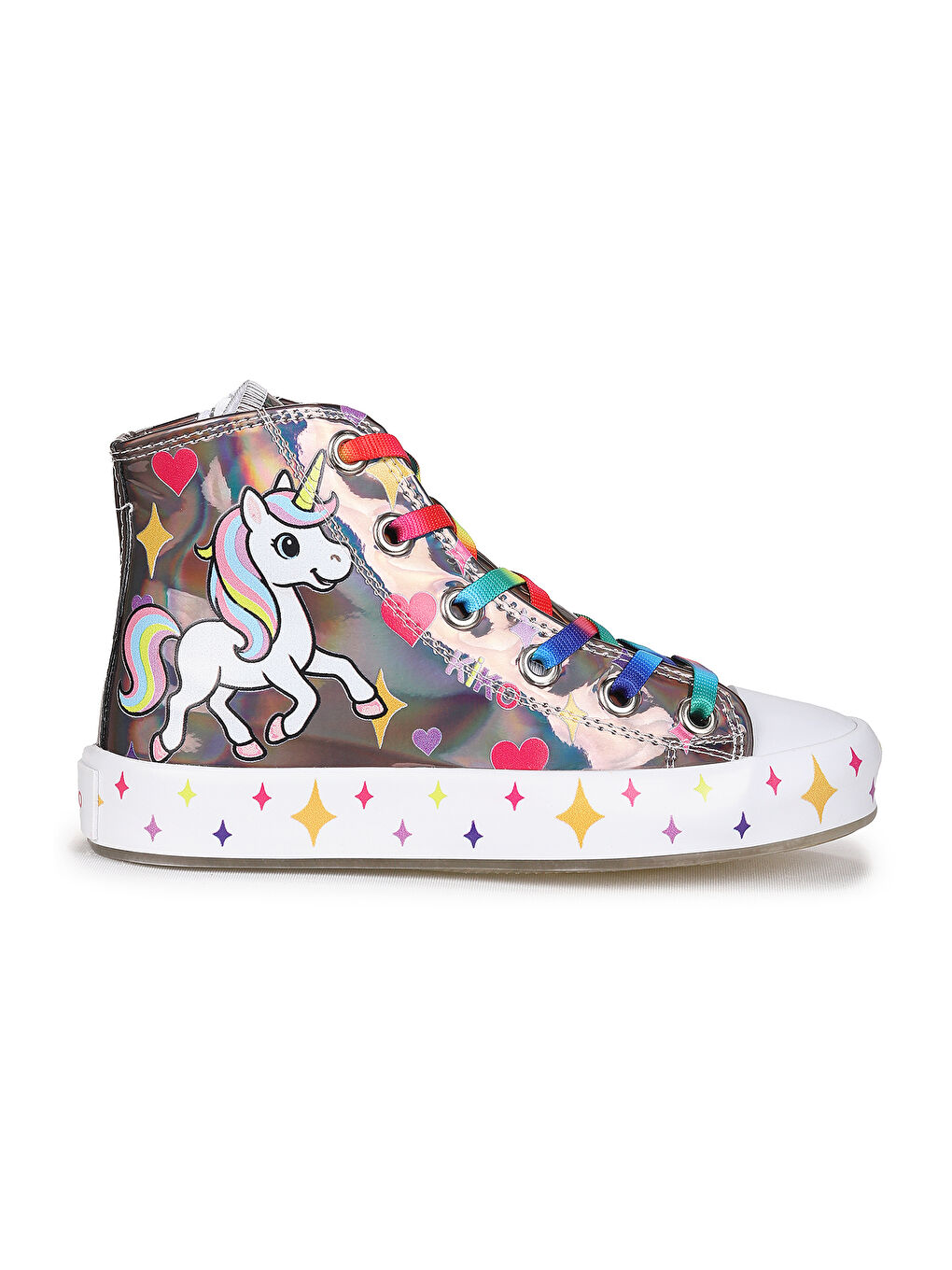 Gri Pames Fermuarlı Kız Çocuk Spor Ayakkabı-3