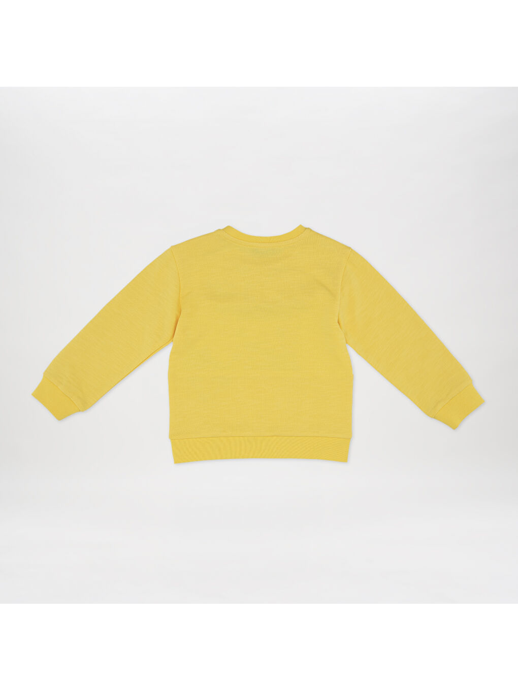 Panço Sarı Erkek Çocuk  Baskı Detaylı Sweatshirt - 1