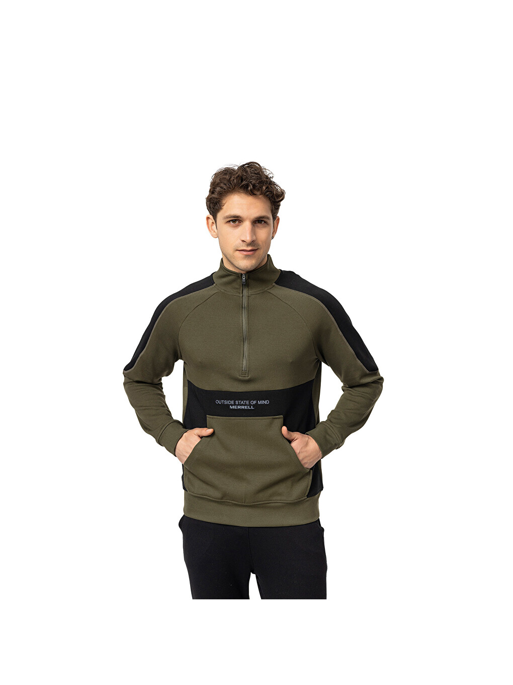 Stefan Erkek Yeşil Sweatshirt