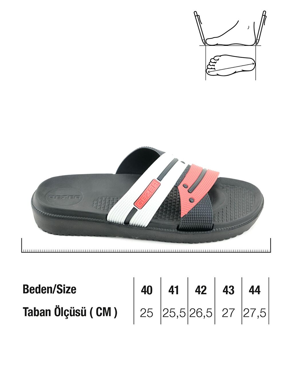 Siyah Yazlık Erkek Eva Islak Zemine Uygun Ev Banyo Bahçe Havuz Terlik-1