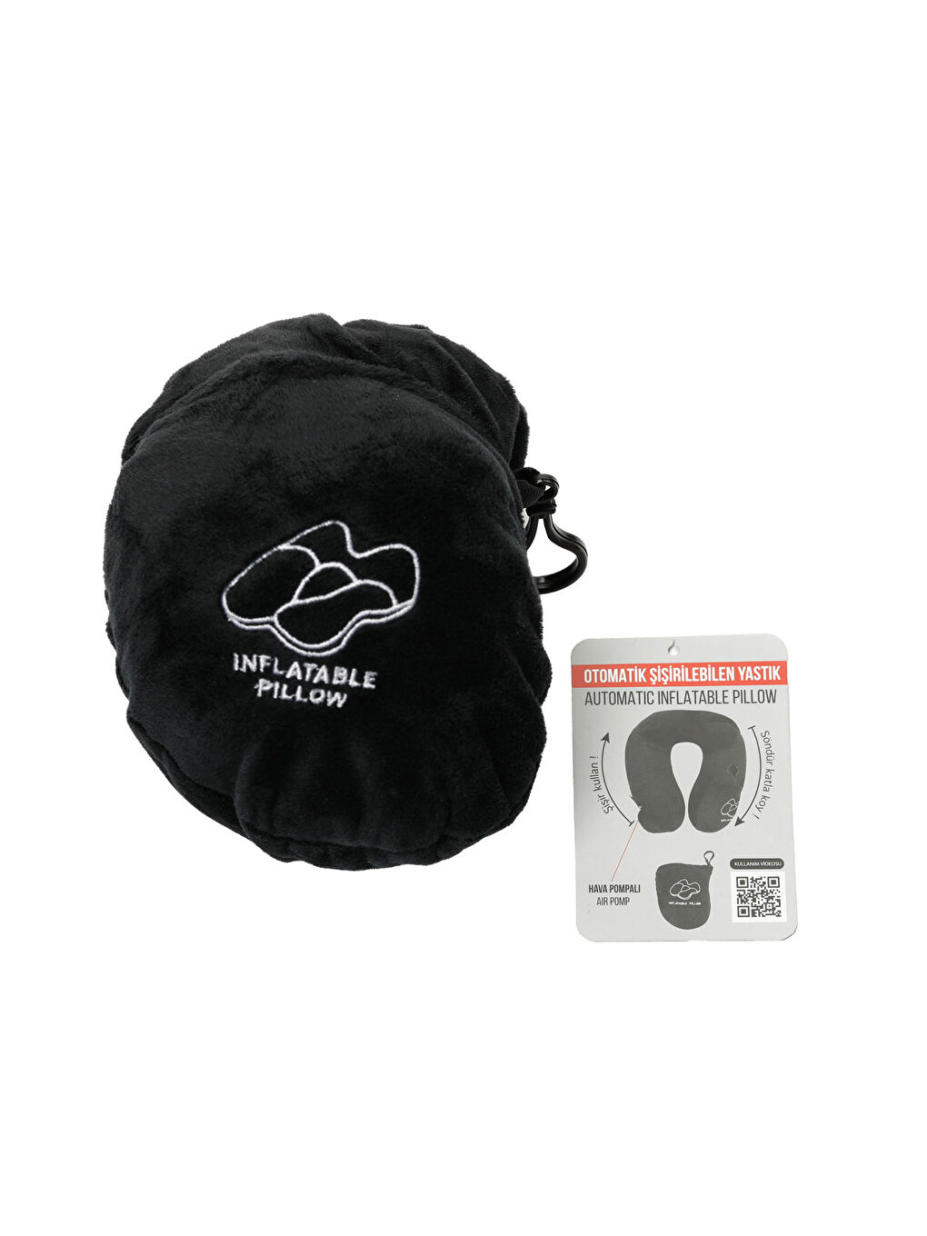 YASTIK SISMELI 5FX Siyah Unisex Boyun Yastığı-2