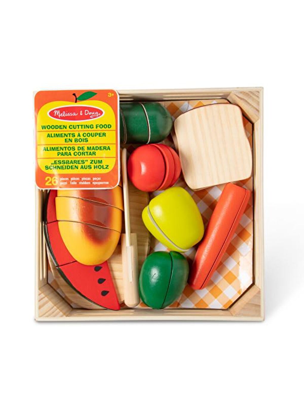 Melissa and Doug Ahşap Kes Oyna Gıdalarımız