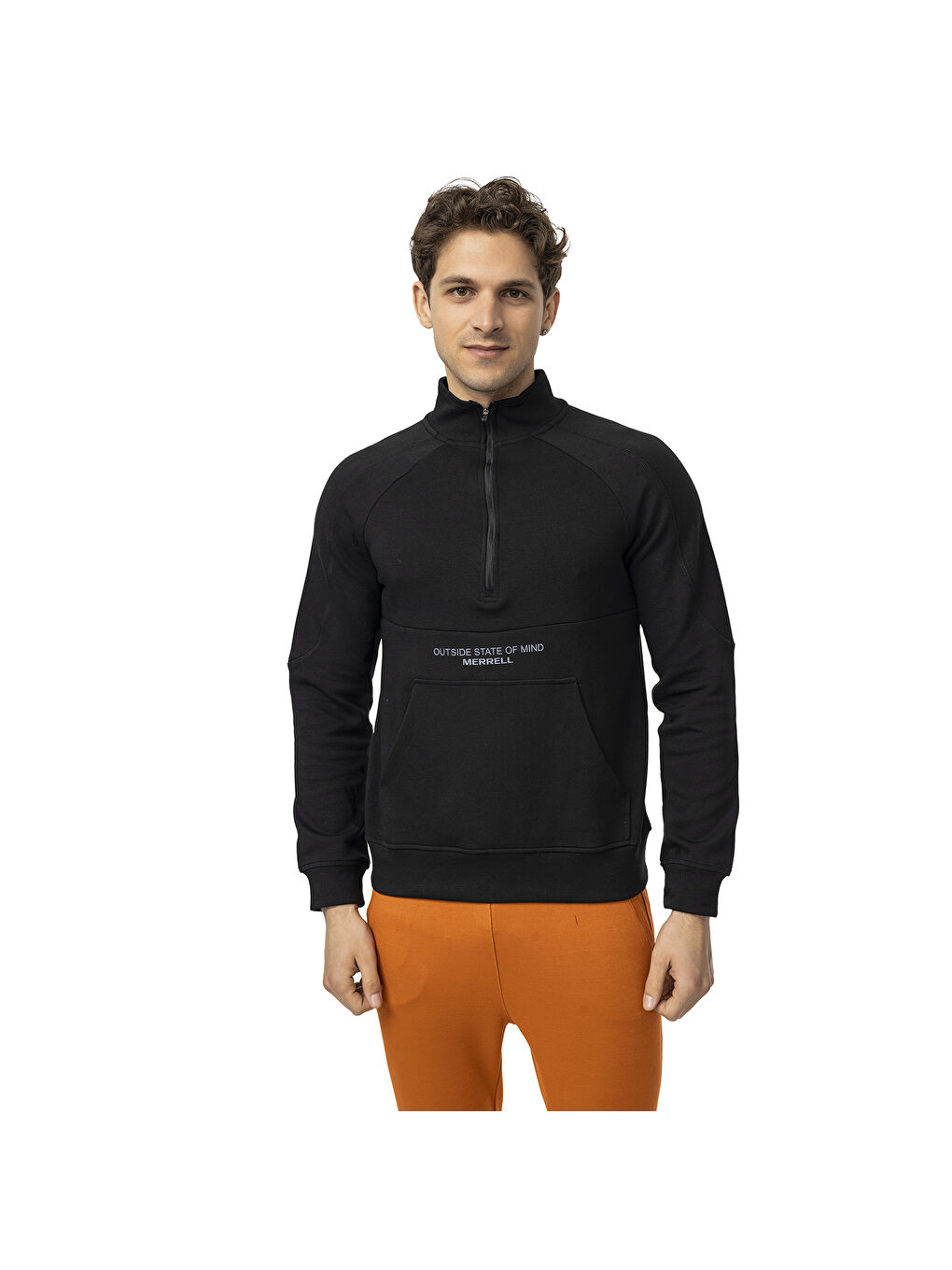 Stefan Erkek Siyah Sweatshirt