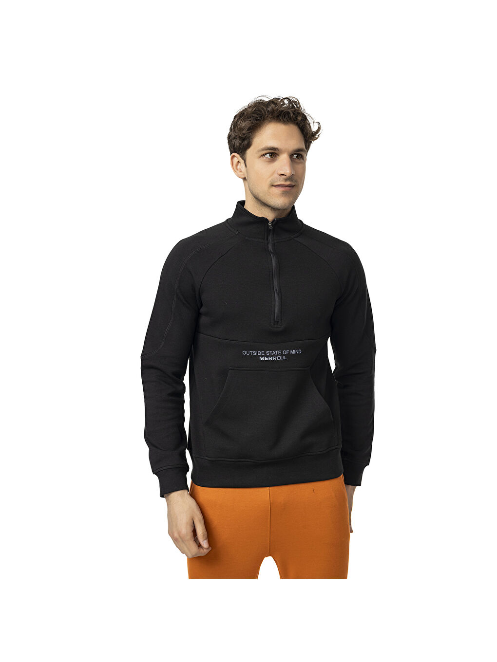 Stefan Erkek Siyah Sweatshirt-1