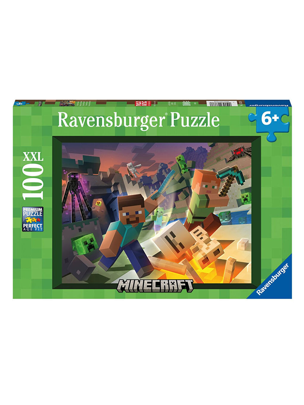 Çocuk Puzzle 100 Parça Minecraft 133338