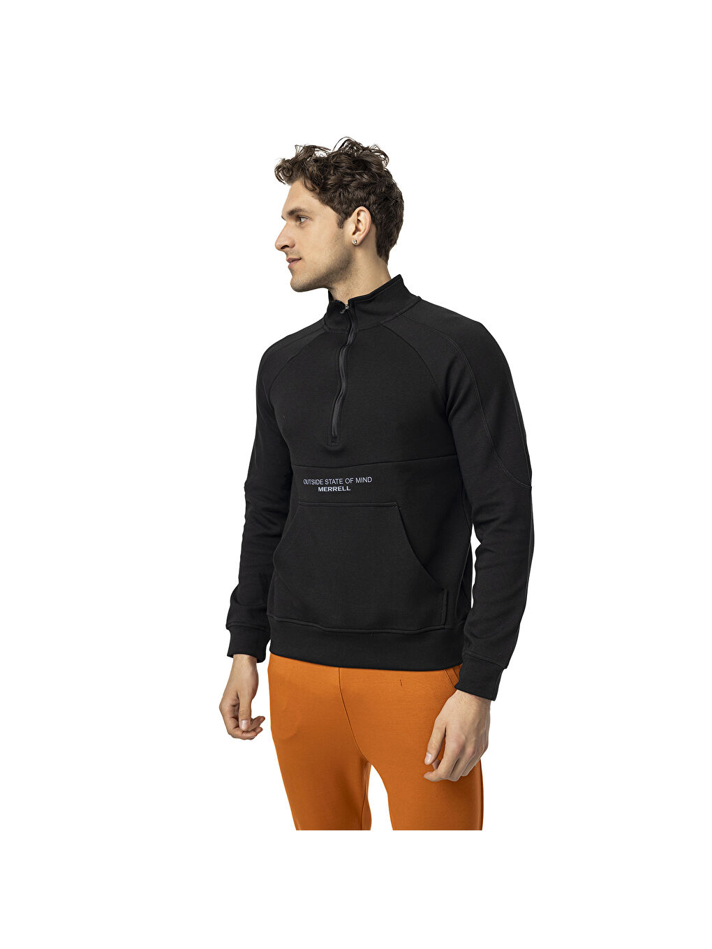 Stefan Erkek Siyah Sweatshirt-4