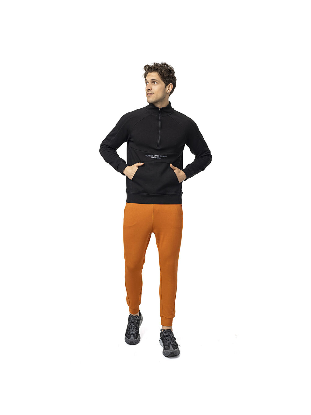 Stefan Erkek Siyah Sweatshirt-5