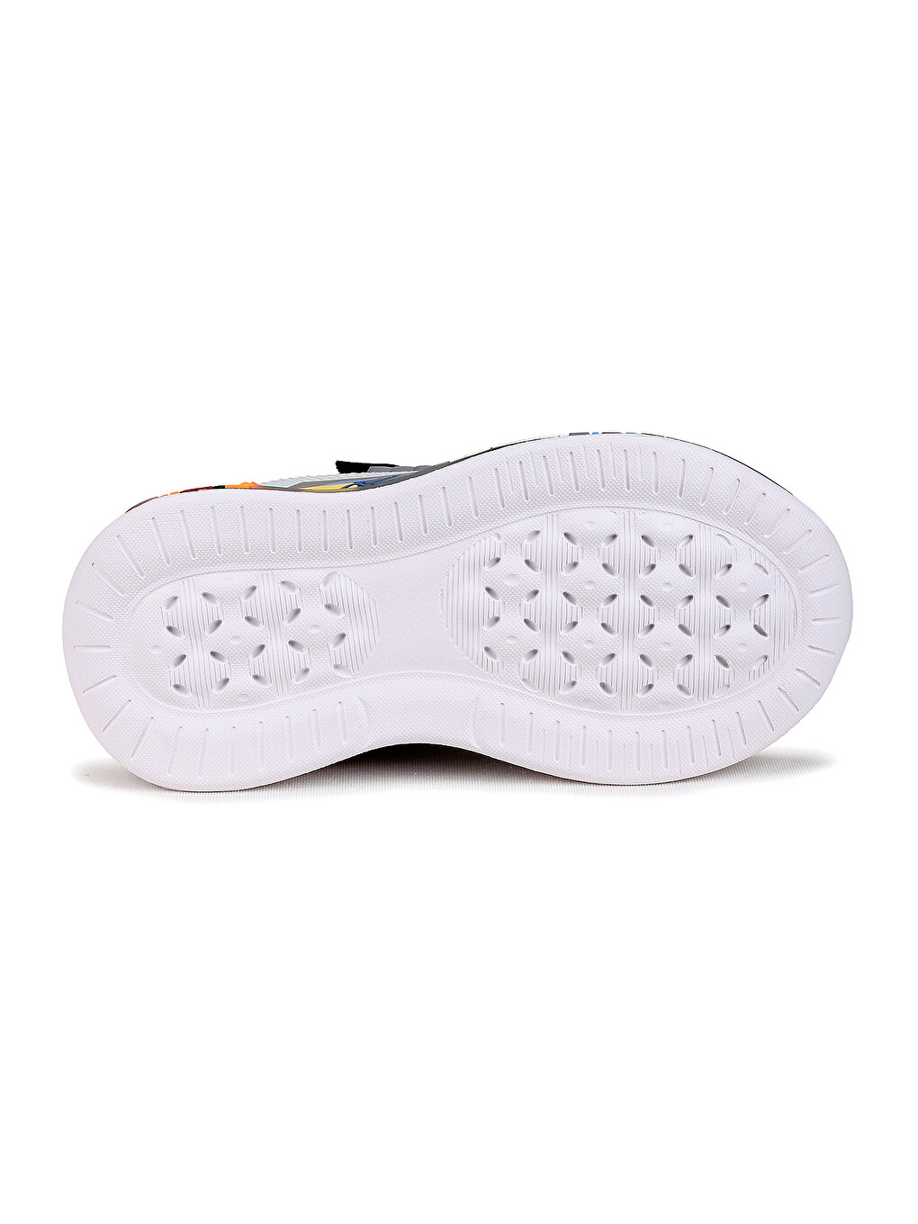 Mavi Velcro Işıklı Günlük Cırtlı Erkek Çocuk Spor Ayakkabı-4
