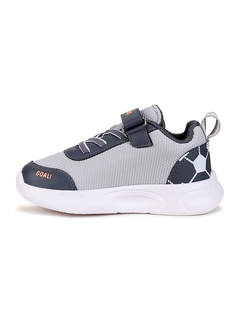 Mavi Velcro Işıklı Günlük Cırtlı Erkek Çocuk Spor Ayakkabı-5