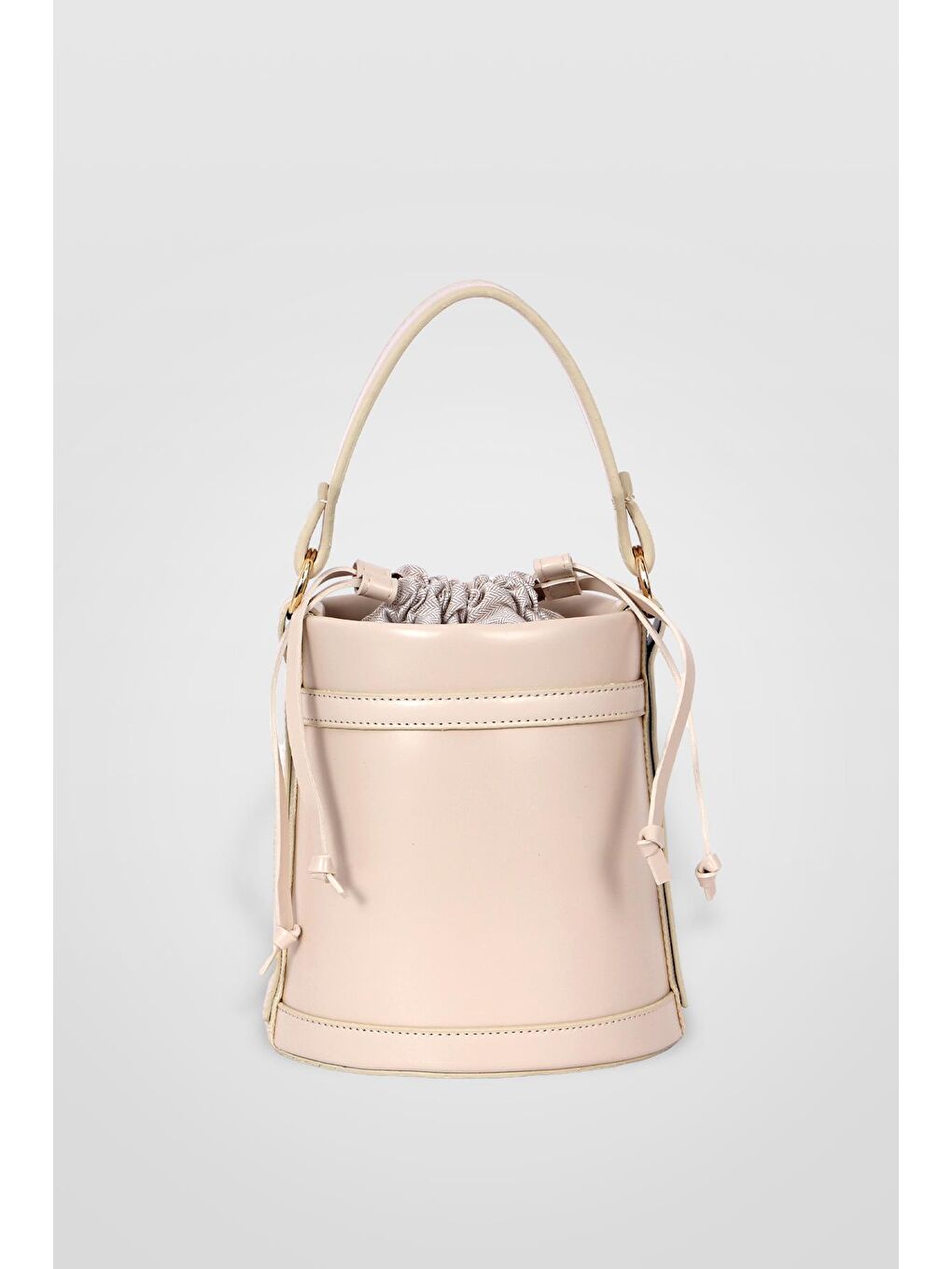 Ekru Rice Muadil Kova Sade Kadın Omuz Çantası BP 4853O