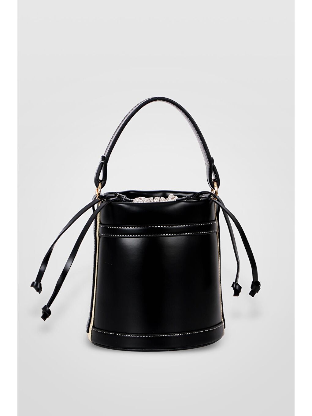 Siyah Rice Muadil Kova Sade Kadın Omuz Çantası BP 4853O