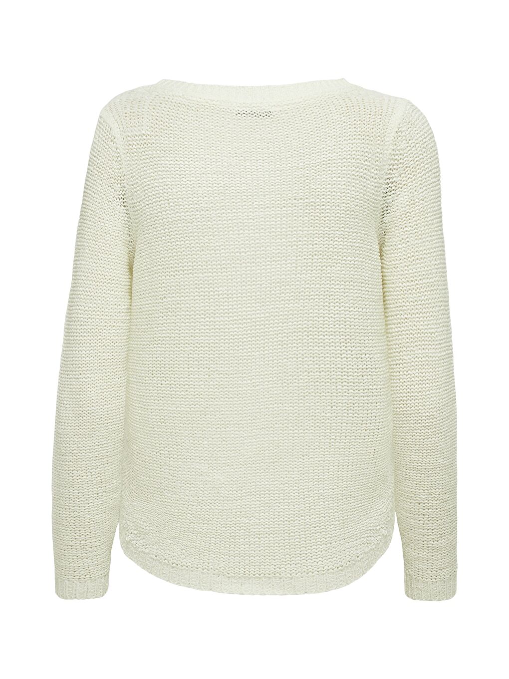 Ekru Onlgeena Regular Fit Bisiklet Yaka Örme Kazak 15113356A-5