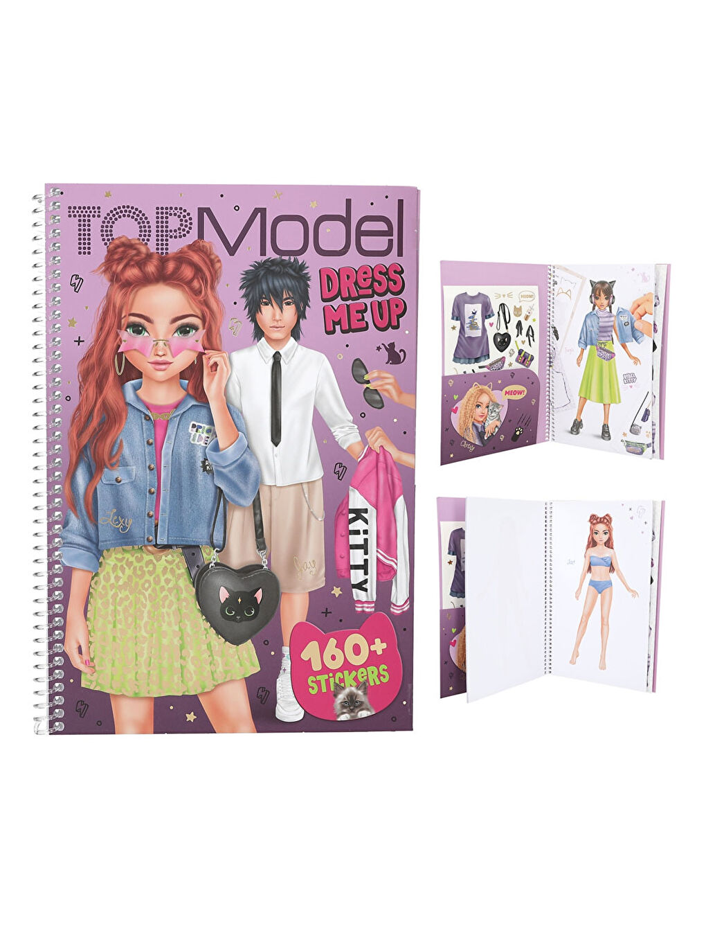 Beni Giydir Çıkartma Kitabı Rebel Kitty 13387-5