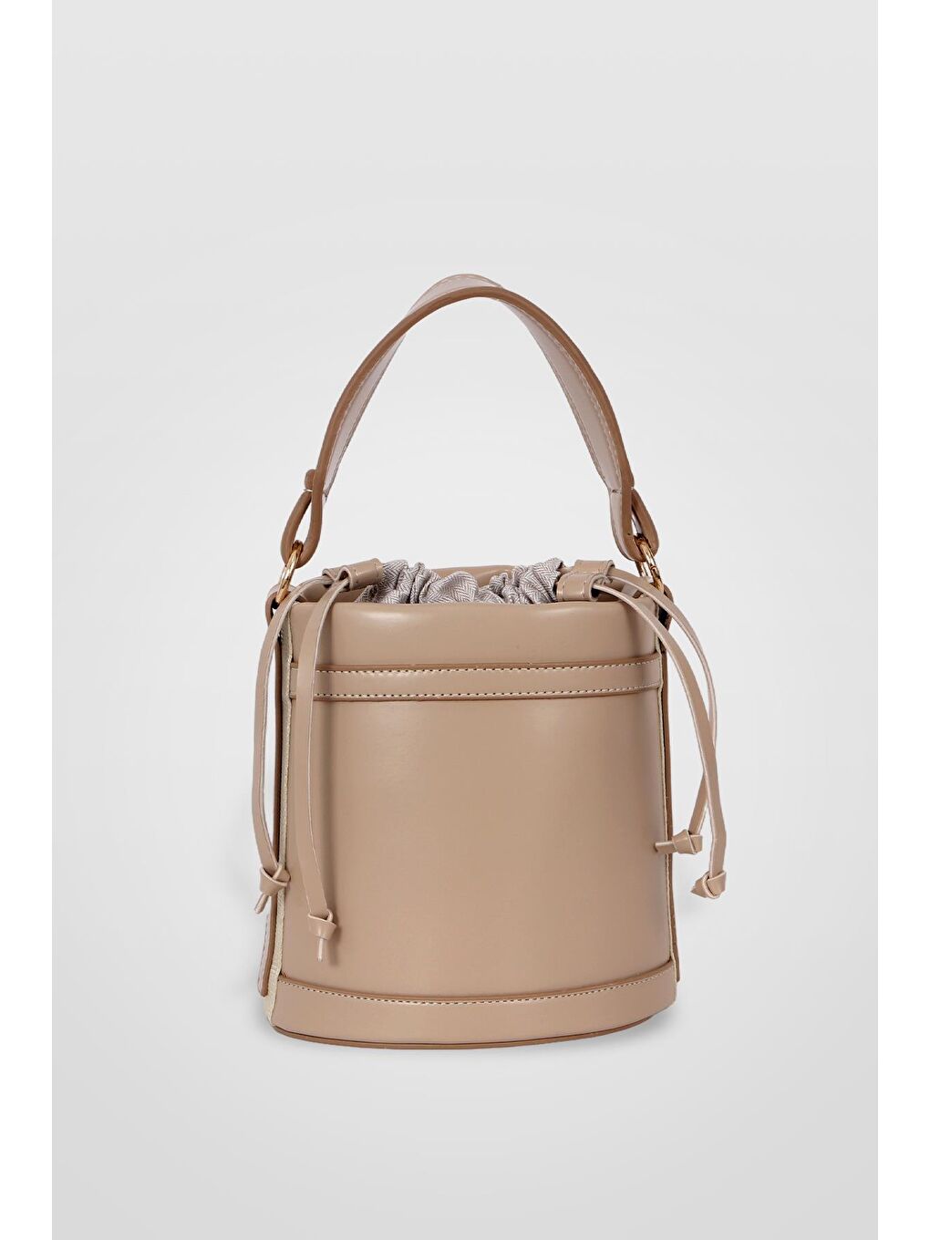 Bej Rice Muadil Kova Sade Kadın Omuz Çantası BP 4853O