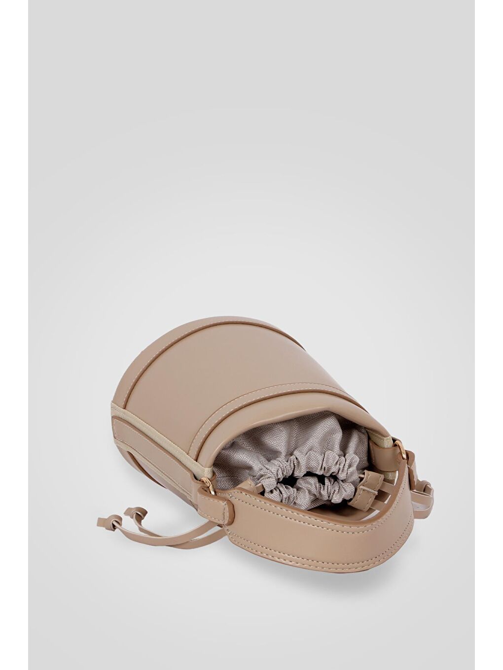 Bej Rice Muadil Kova Sade Kadın Omuz Çantası BP 4853O-1