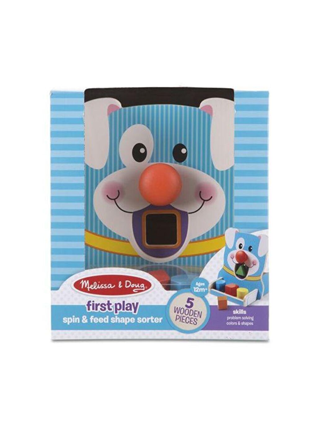 Melissa and Doug Karışık Ahşap Döndür ve Besle - Şekiller - 3