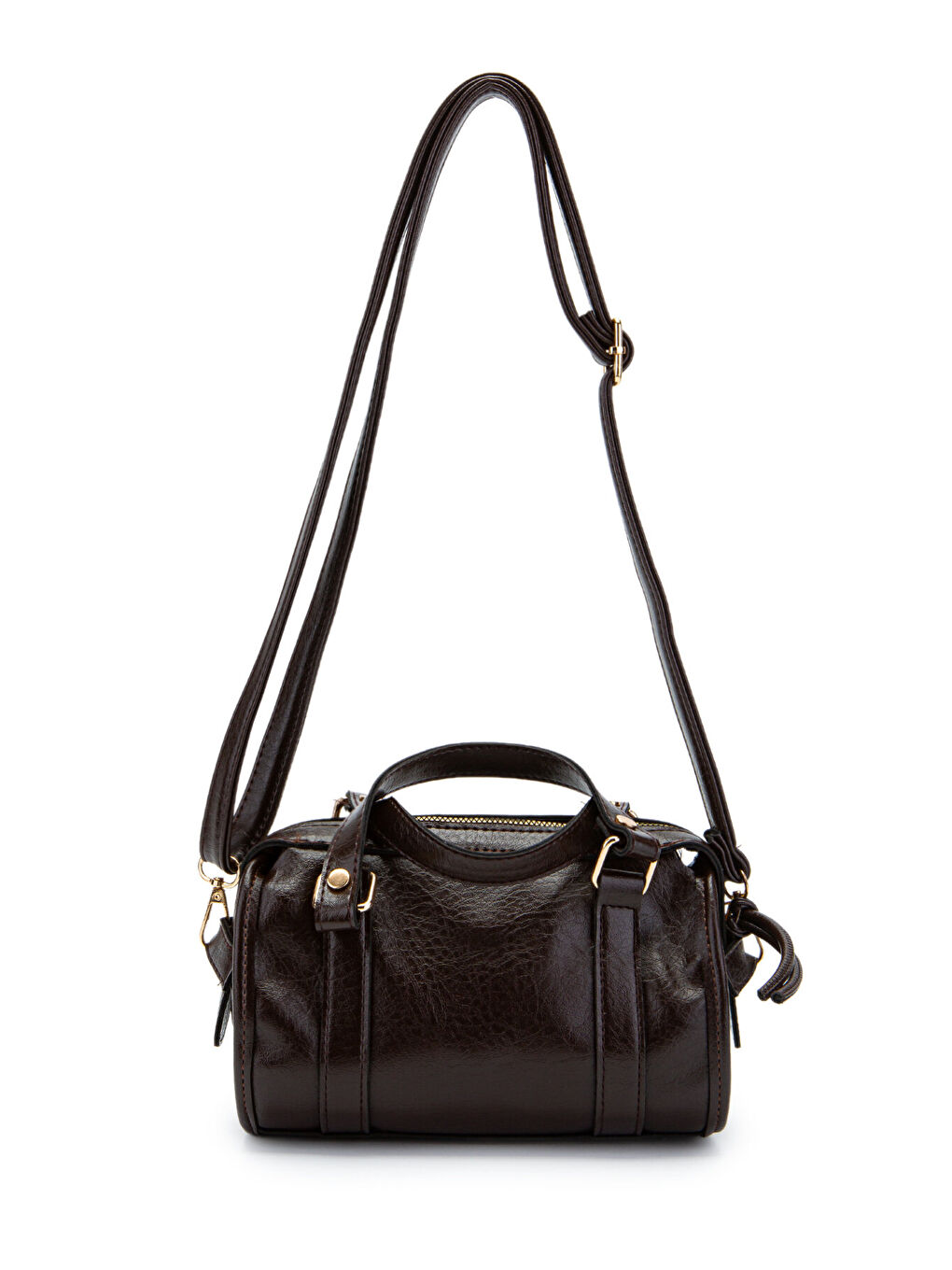 Örgü Ve Sarkıt Detaylı Jimmy Kadın Çapraz Çanta Kahverengi-4