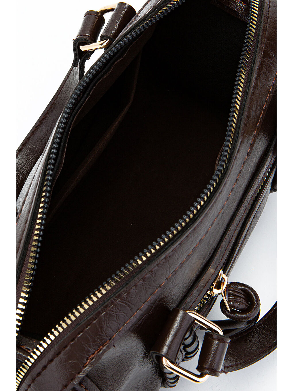 Örgü Ve Sarkıt Detaylı Jimmy Kadın Çapraz Çanta Kahverengi-6