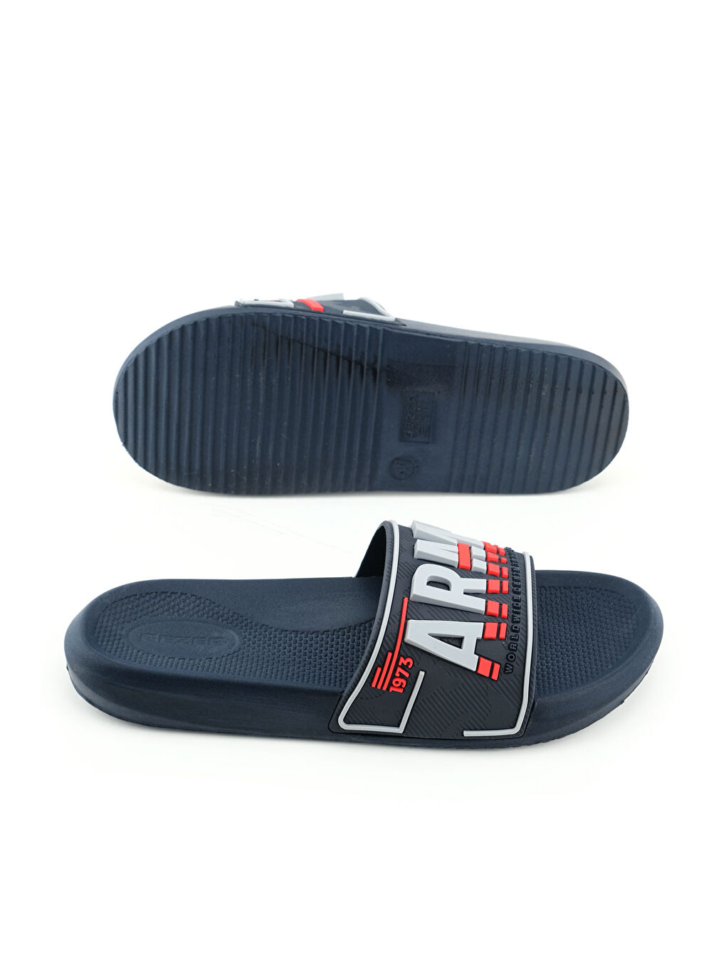 Lacivert Erkek Yazlık PU Islak Zemine Uygun Ev Bahçe Banyo Havuz Terlik-4