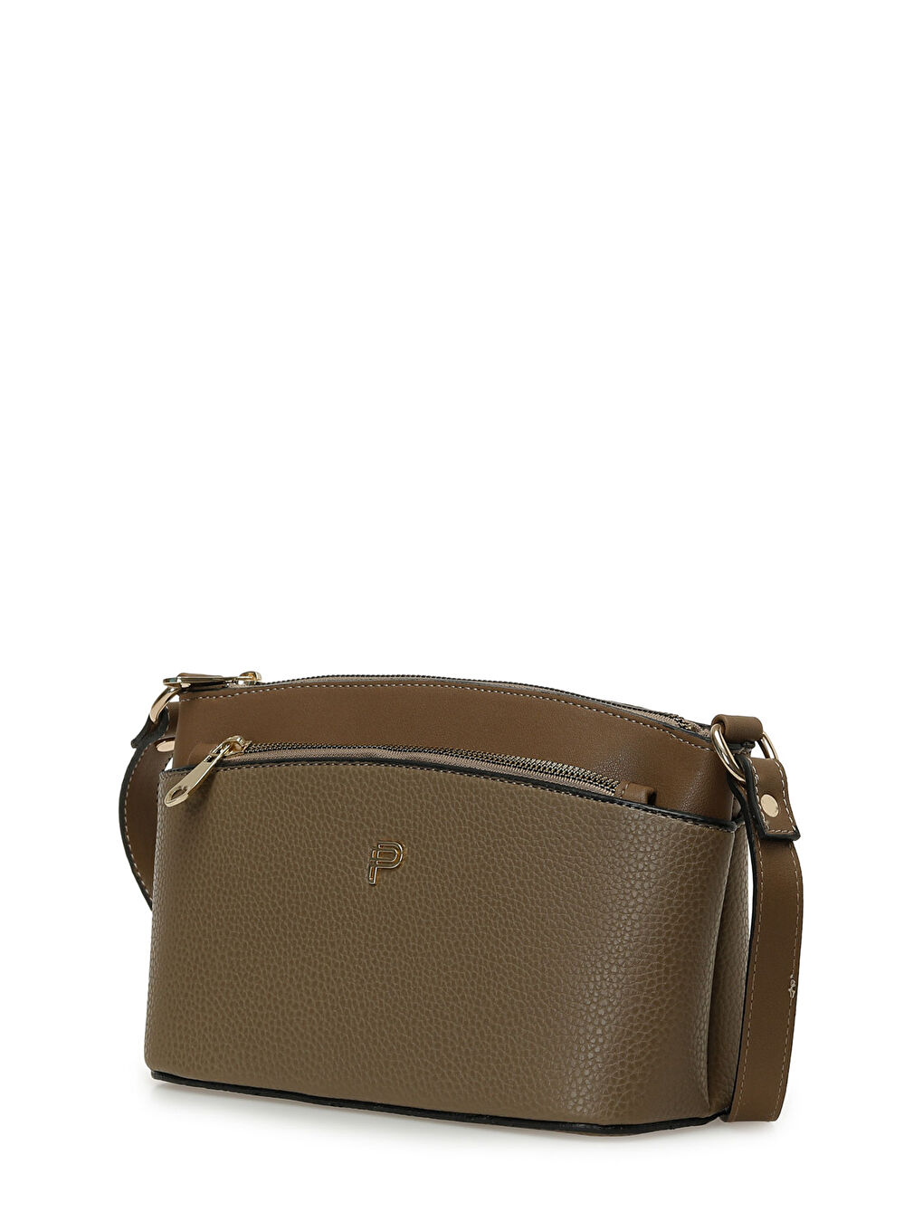 Bej MLTI CPRZ 5PR Vizon Kadın Çapraz Çanta-1